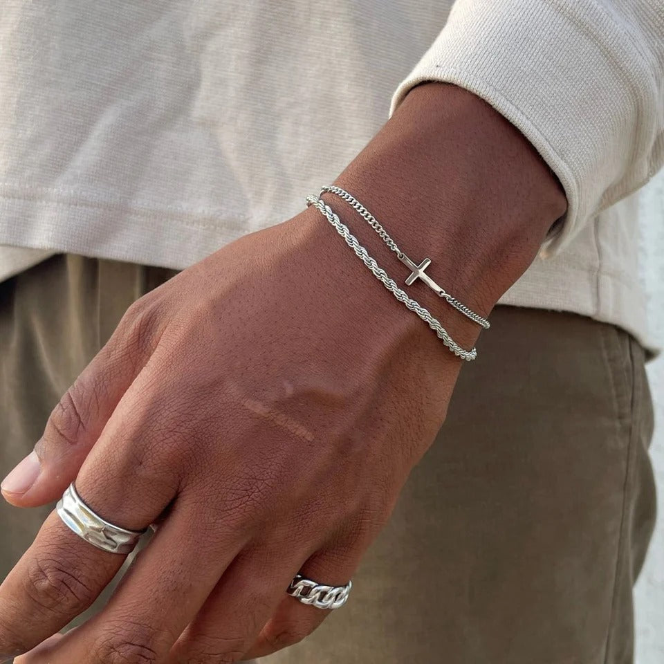 PULSERA CON CRUZ